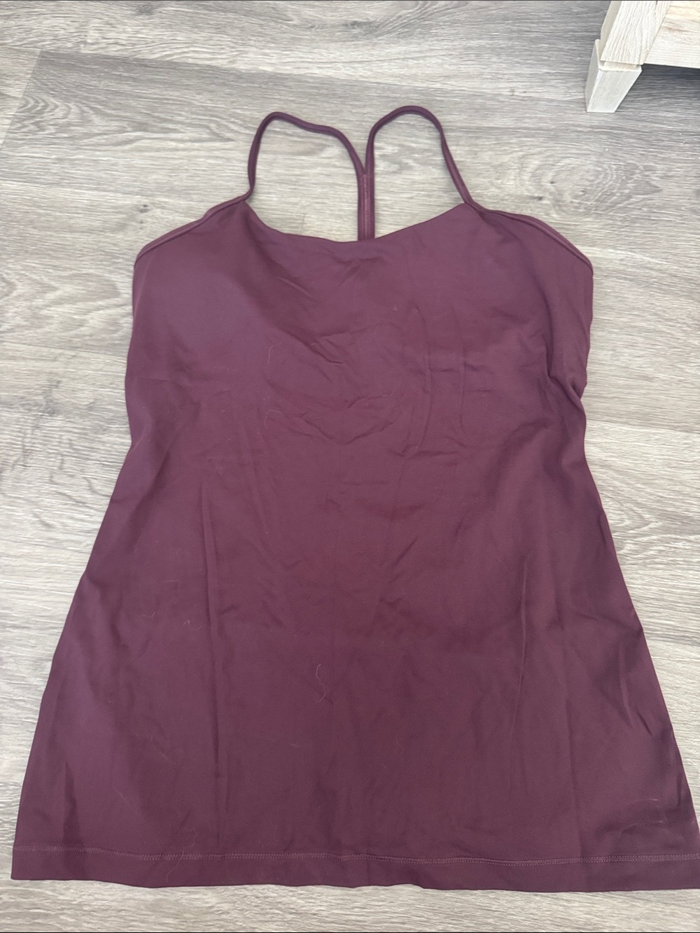 Maroon Strappy Tank Top